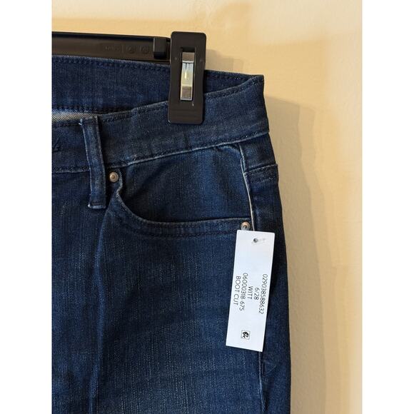 Jesica Simpson Low Rise Bootcut Women's size 6/28 Dark Wash Blue Denim Jeans - Picture 4 of 8